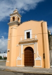Santísima Trinidad Axixtla, façade & bell-tower