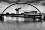 Finnieston crane  squinty bridge 02 BW
