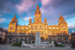 Glasgow City Chambers at Sunset