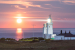 ab283 Moonset St Catherines lighthouse