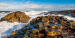 Morning Light and Rough Seas, Giant's Causeway, N.Ireland.  EDC 317