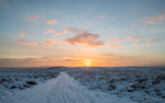 Sunrise over The Long Mynd