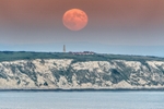 z4120 Moonrise over Culver Down