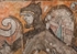 Ixmiquilpan, San Miguel Arcángel, North wall mural, detail left1