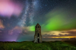 z3095 Rainbow Clouds, St Catherine's Oratory