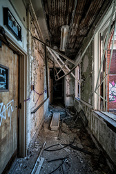 Ladies G.A.R. Home (Swissvale, PA) | Crumbling Hallway