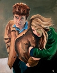 Bob and Suze. 20”x 16”.  £250