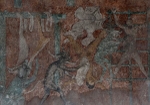 Santa María, N wall mural, Damnation, Devils torturing sinners