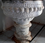 Santa Bárbara, baptismal font