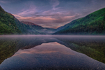 Sunrise at Upper Lake at Glendalough