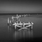 Swanage Old Pier 3849 bw