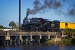 Sugar Express 148 on a bridge