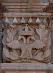 Nuestra Señora de los Remedios, façade portal, architrave relief