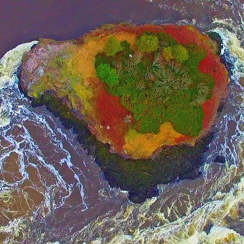 Crow Island Aerial Drone POV.