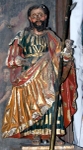 San Juan Bautista, nave sculpture, St. James the Greater