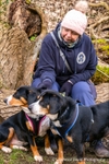 Lynn Salvo and Izzy at Wolfscote Dale