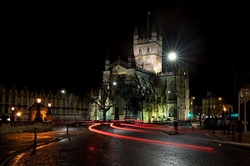 Light Trails, Bath Abbey