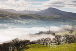 Llyn Tegid emerging from the mist