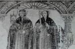 W wall mural, SS Helena & Clare, detail