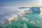 z2876 Morning Mist over the Needles