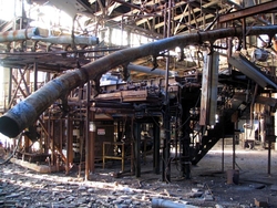 Fostoria Glass Company (Moundsville, WV) | Hanging Pipe