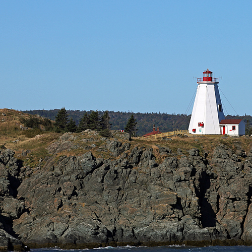 Swallowtail Lighthouse on New Brunswick's Grand Manan Island.