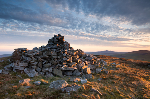 A small gap in the cloud and a quick mad dash up the nearest hill to catch the sun as it breaks through and lights up…