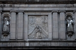Façade relief, Vision of St. Augustine