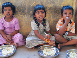Children at a kindergarten in Kerala