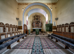 Biserica Lutherană Altar View | Gherdeal, Romania