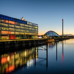 BBC Scotland from Bell's Bridge