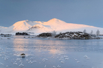 Clach Leathad & Meall A'Bhuiridh across Lochan na hAchlaise, Highland