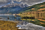 Old Pier, Loch Long, Arrochar - 3517_Painterly
