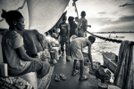 Barge River Congo