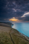 View towards Bats Head from White Nothe, Dorset