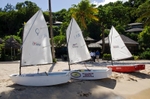 Bequia Youth Sailors at a local regatta held at Young Island