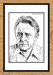 Richard Burton Hand-Drawn Portrait by Paul Duddell 102-03-2025