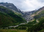 Morterstsch Glacier and meltwaters