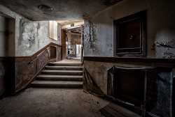 Warner Swasey Observatory (Cleveland) | Stairwell Outside Auditorium