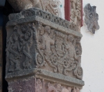 La Inmaculada Concepción, façade portal, right pilaster capital
