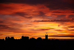Sunset over Lancaster
