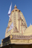India Porbandar temple and flag