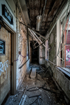 Ladies G.A.R. Home (Swissvale, PA) | Crumbling Hallway