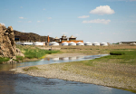 Ger camp near Ongii
