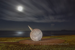 Moonlight at the Southern Cross Monument, Portmarnock Beach