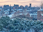 Snow over Lancaster