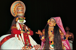 Kathakali dancers - Kerala