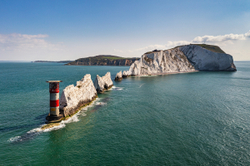 The Needles lighthouse, Isle of Wight.