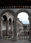 Upper cloister walk arches