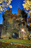 Lancaster Castle at night